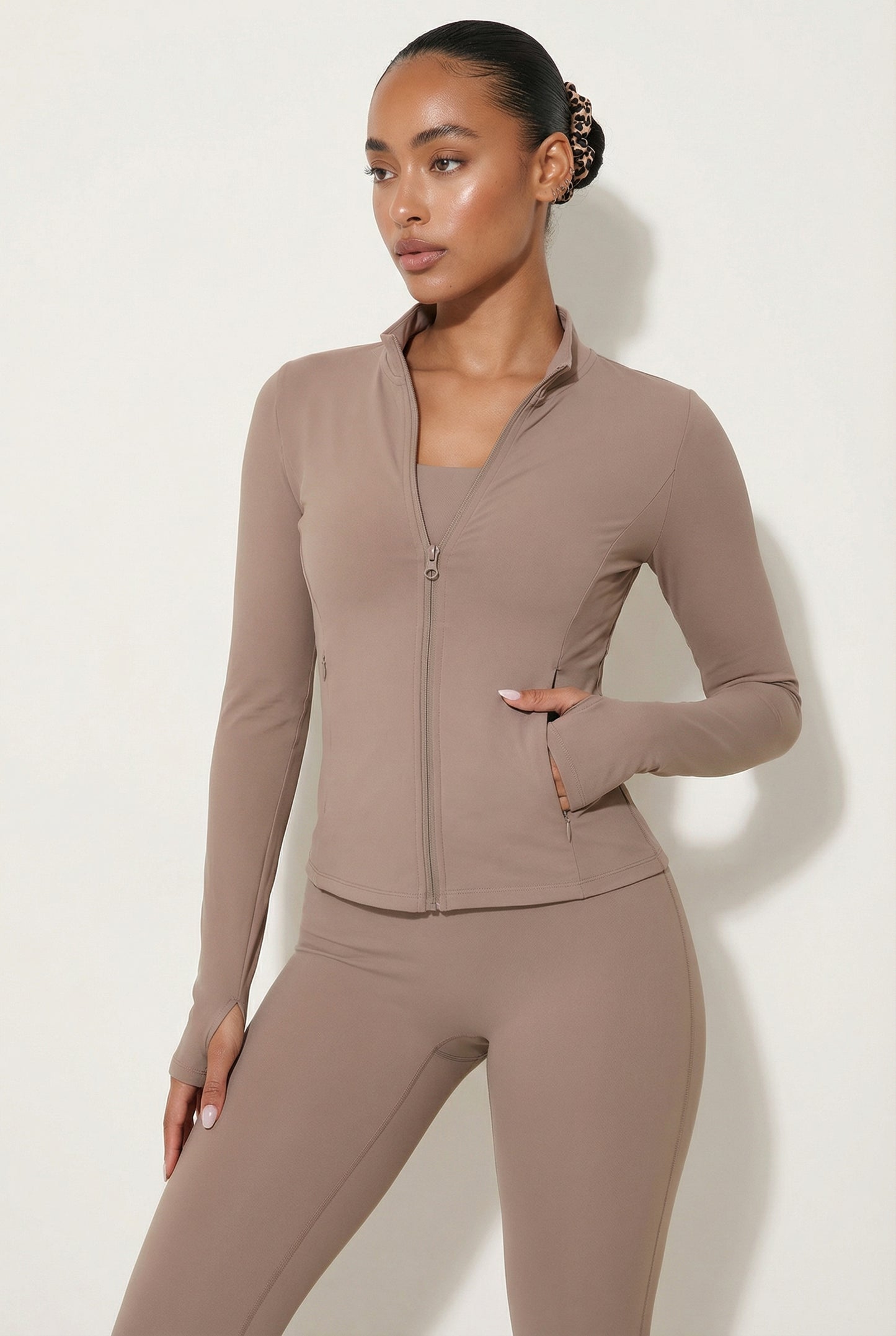 A&A Flexi Pocket Detail Gym Jacket