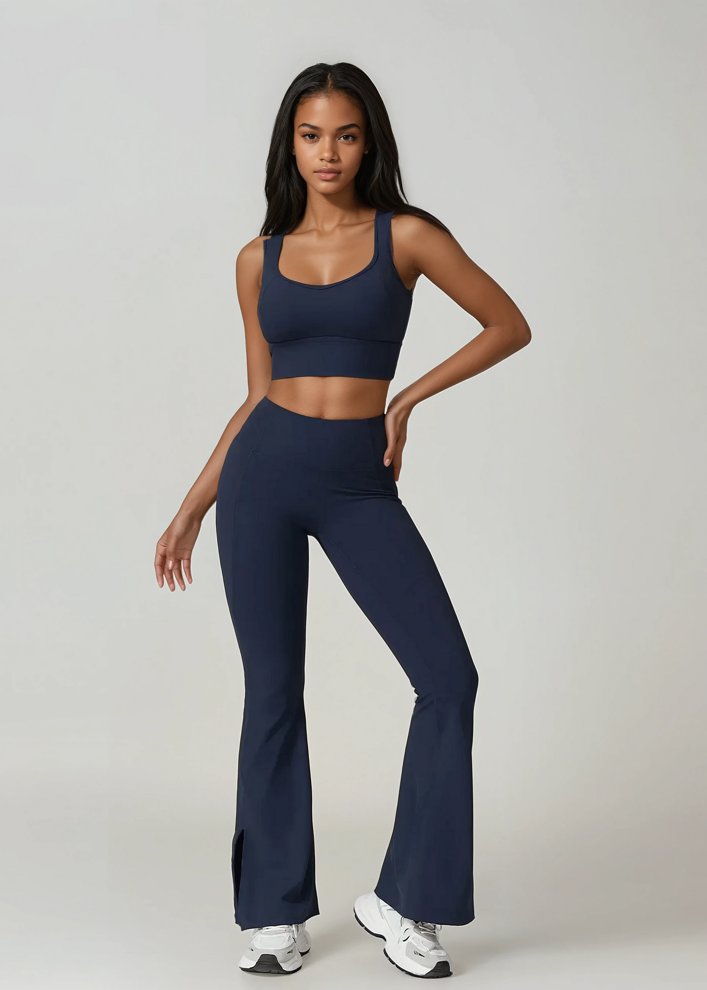 A&A Flexi Crop Top & Flare Leggings Set