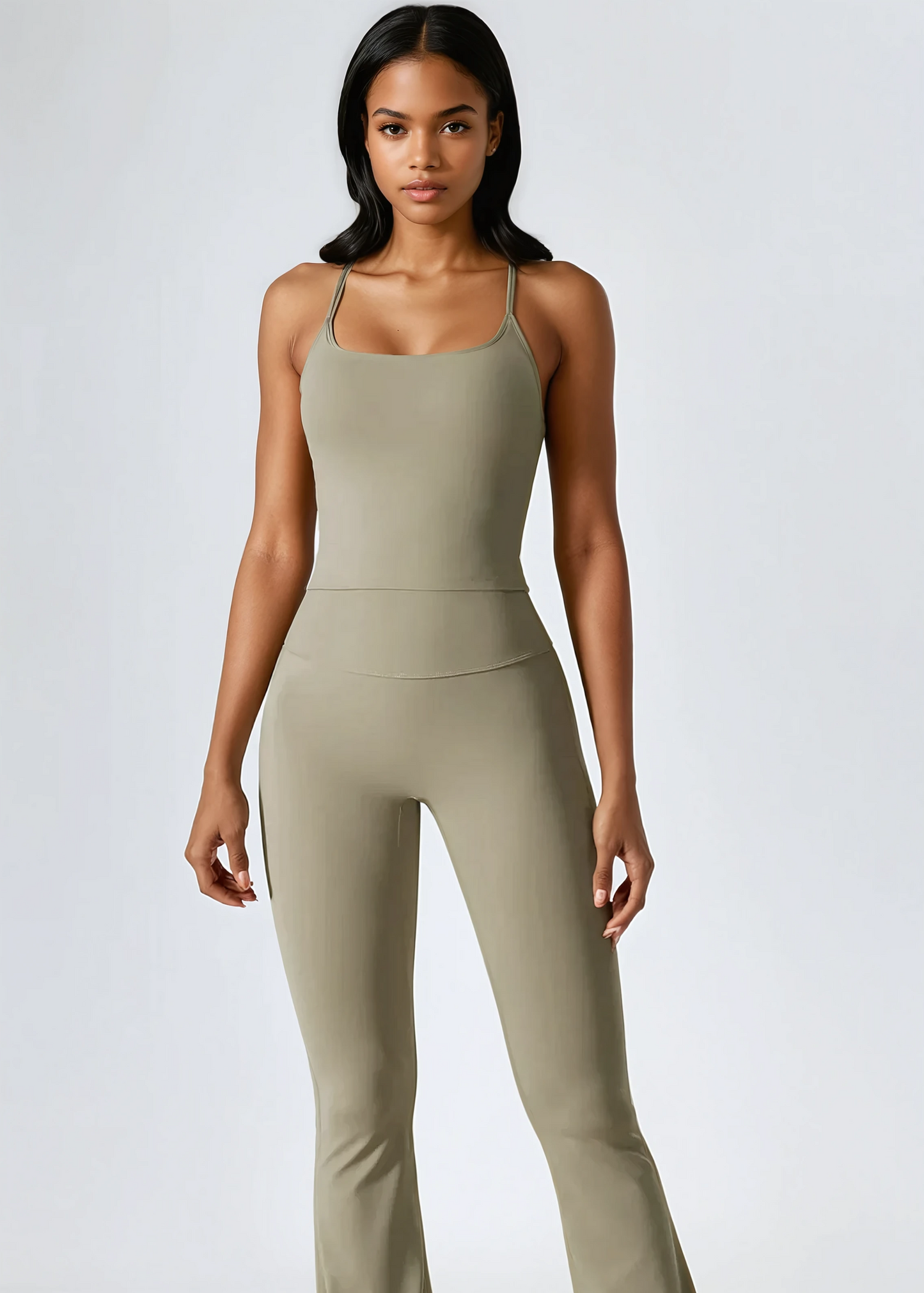 A&A Flexi Flare Scrunch Leggings & Cami Top Set