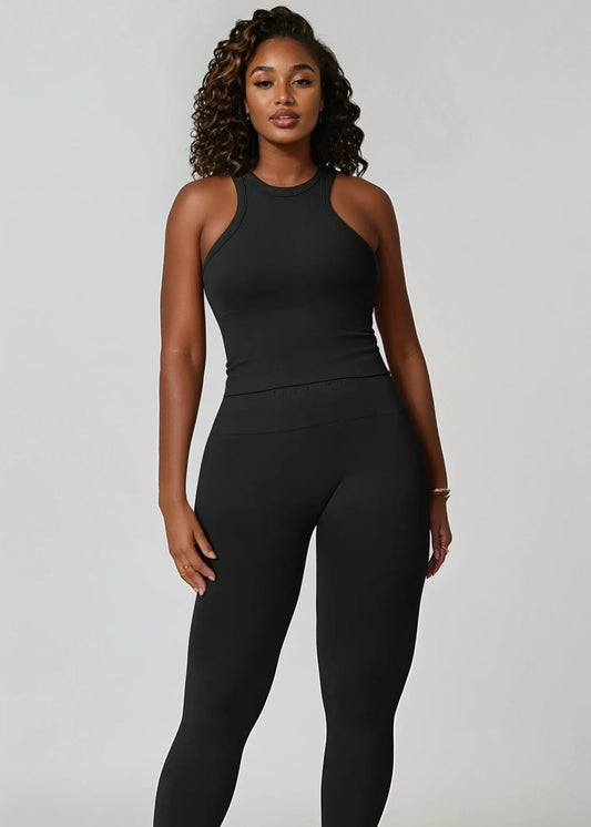 Ensemble haut de course et leggings Scrunch A&amp;A ProSculpt